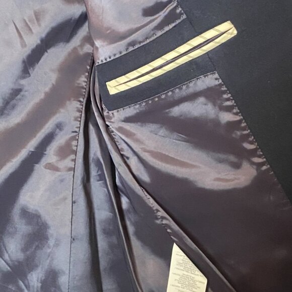 J Crew navy blazer jacket 2 button front NWT 4P lined stretch cotton - Picture 11 of 13